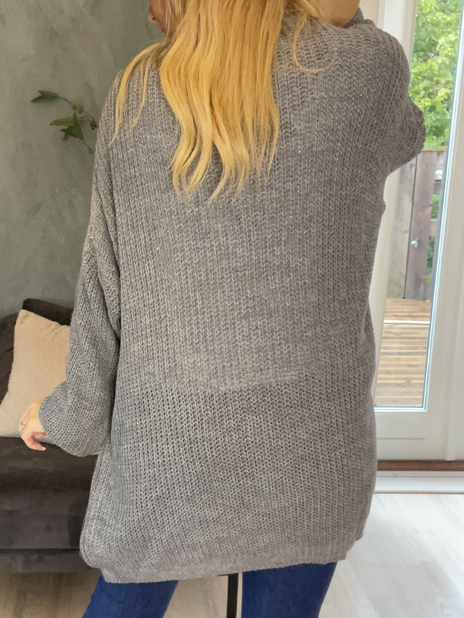 Millymy - Strikcardigan med store knapper